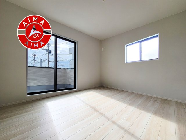 福岡市東区八田3丁目第13-6棟（2号棟）　の内観：施工例|将来的に、琉球畳を引きまして和室風にすることも可能です。