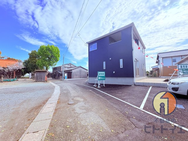 新築建売】柳川市大和町豊原の前面道路含む現地写真