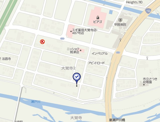 サンフィールドの地図
