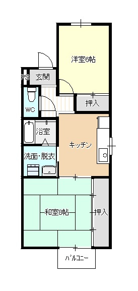 ハピネスⅡの間取り