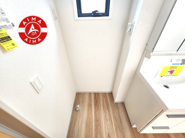 福岡市東区八田3丁目第13-6棟（4号棟）　のランドリースペース|ランドリースペースとなります。広々して有効的にご使用できます。