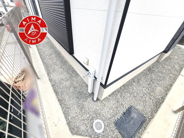 福岡市東区八田3丁目第13-6棟（4号棟）　の外観|お庭で自由な時間を過ごせます。