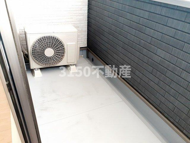 ハーベストⅢのバルコニー|広々としたバルコニーです