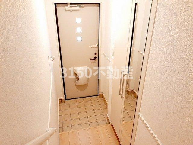 ハーベストⅢの玄関|シンプルで使いやすい玄関です