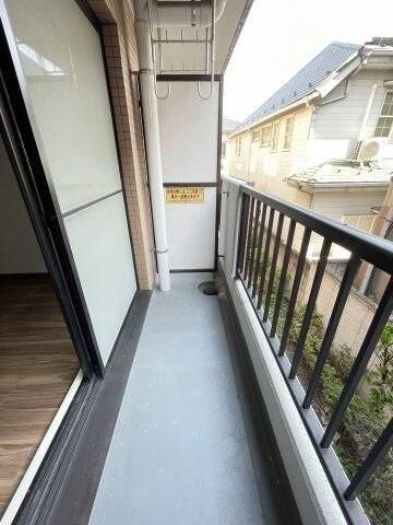 スカイコート志村坂上のバルコニー