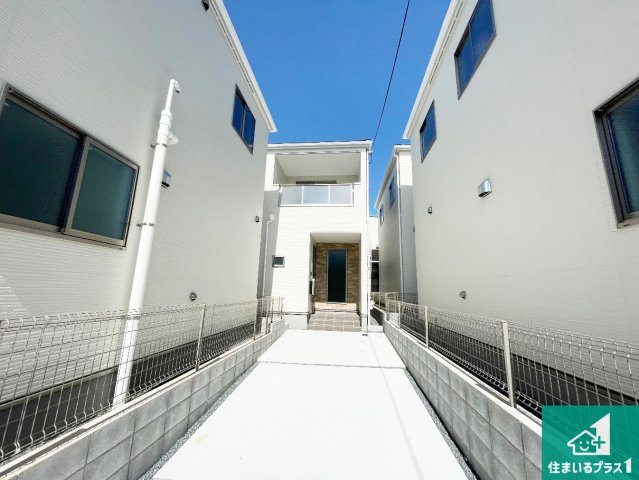 宇治市羽拍子町　第2期　新築一戸建ての外観|安心の10年保証！外観を美しく保ち、雨水で汚れを落とします！気になることがありましたら、お気軽にお問い合わせください！