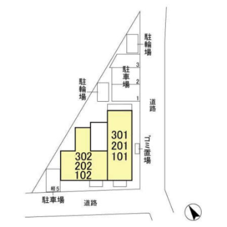 トリプルＲの区画図