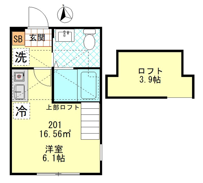 横浜市西区霞ケ丘のアパート