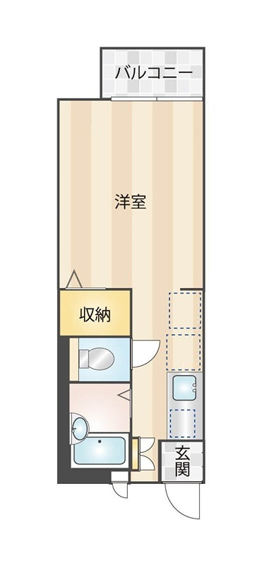 ヴェルフルール桜丘の間取り|間取りです。
