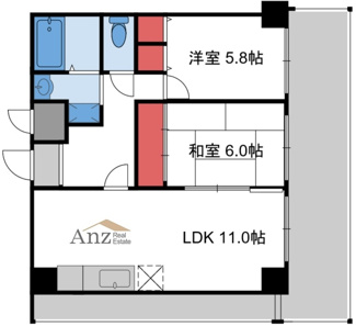 【間取り】 | サウスサイドなにわ筋
