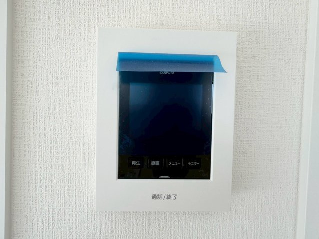 Adoble+アドブル＋小倉南区朽網東2丁目2期　【小倉南区　新築戸建て】の防犯設備|お子様のお留守番にも安心なＴＶモニター付インターフォン【小倉南区　新築戸建て】