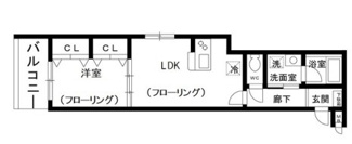 【間取り】 | ＬＡＵＲＥＬ坂下 | 間取りです。