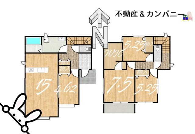 ハートフルタウン下吾川　伊予市下吾川の新築戸建の間取り