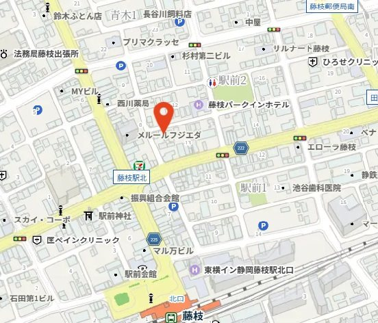 サントノーレの地図
