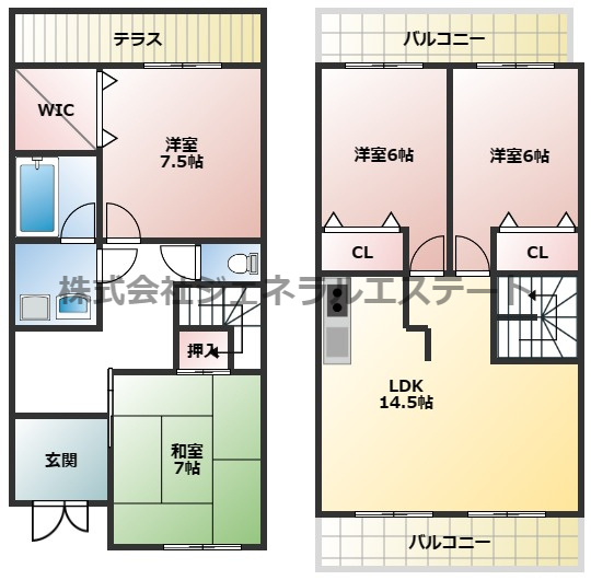 ビリオーヌKaheの間取り