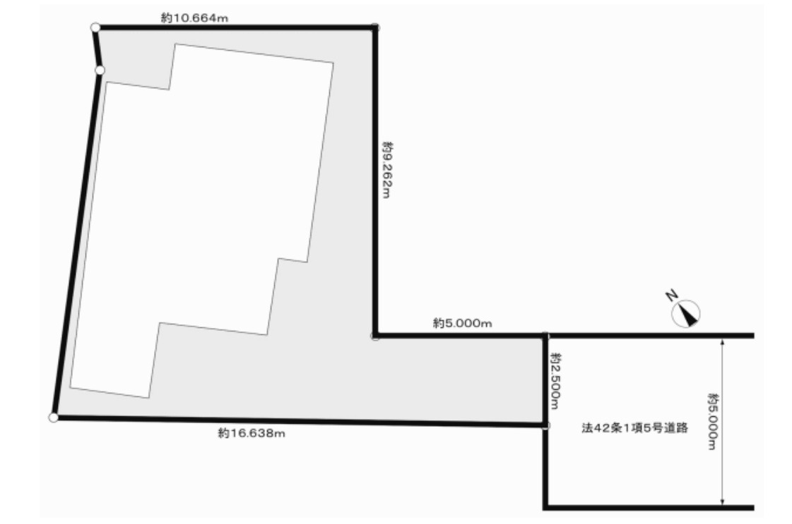 横浜市都筑区茅ヶ崎南5丁目 中古戸建【仲介手数料無料】の区画図