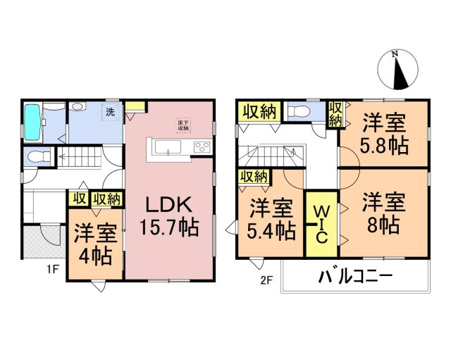 リーブルガーデン　岐阜市東鶉　全6区画分譲の間取り|■3号棟　■ヤマダ不動産　株式会社リライフ　
■夢のマイホーム購入をフルサポートします！