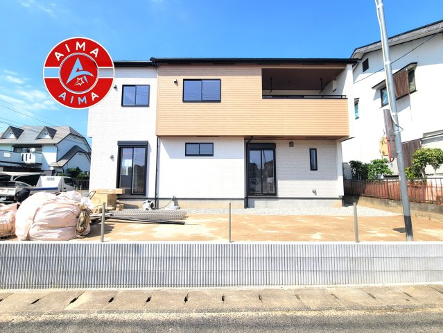 糟屋郡宇美町明神坂1丁目第1-1棟（１号棟）の外観|デザイン性のある外観です。