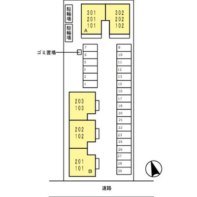 【区画図】 | アルト ポンテ ドゥーエ　A棟