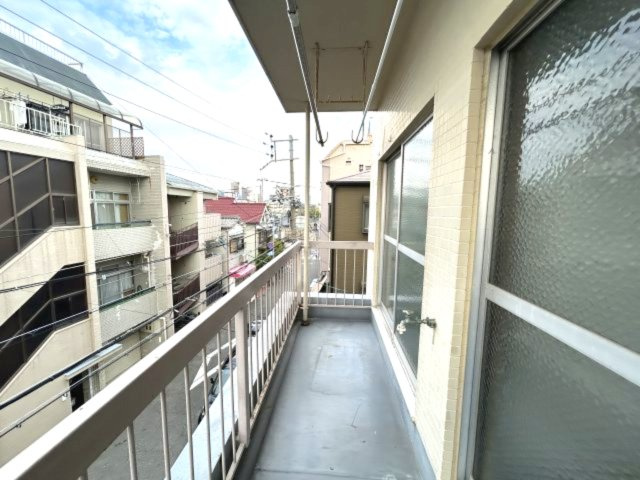 辻川マンションのバルコニー