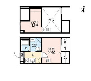 愛知県名古屋市南区1棟売り投資マンション【ディアコート堤】の間取り