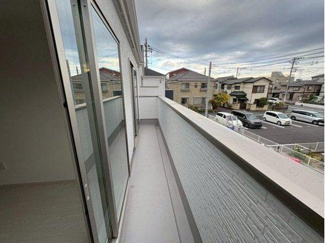 【バルコニー】 | 越谷市登戸町2期　新築分譲住宅　全3棟