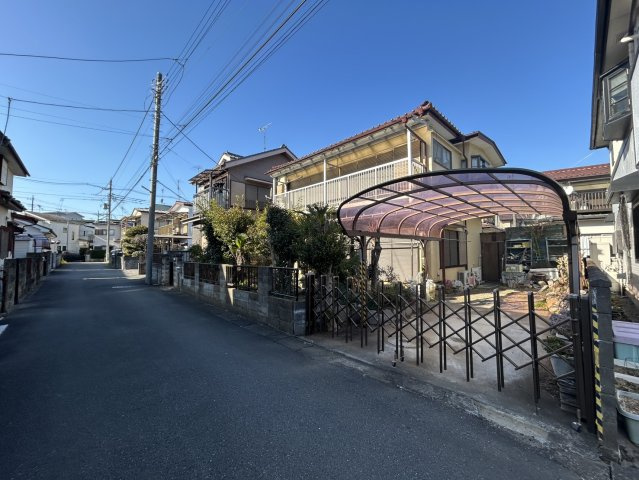あきる野市二宮東　売地　約54坪!!の前面道路含む現地写真