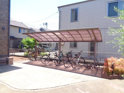 【その他共用部分】 | サザンウィンド新涯 | 屋根付き駐輪場