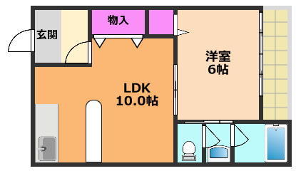 斉田マンションの間取り