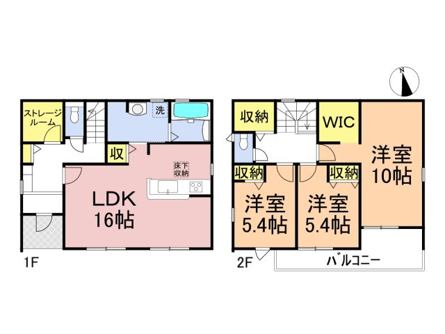 リーブルガーデン　岐阜市東鶉　全6区画分譲の間取り|■6号棟　■ヤマダ不動産　株式会社リライフ　
■夢のマイホーム購入をフルサポートします！