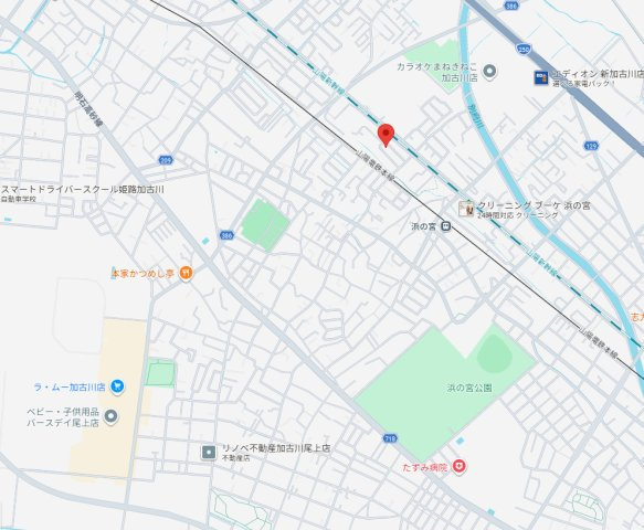 加古川市尾上町口里　中古戸建の地図