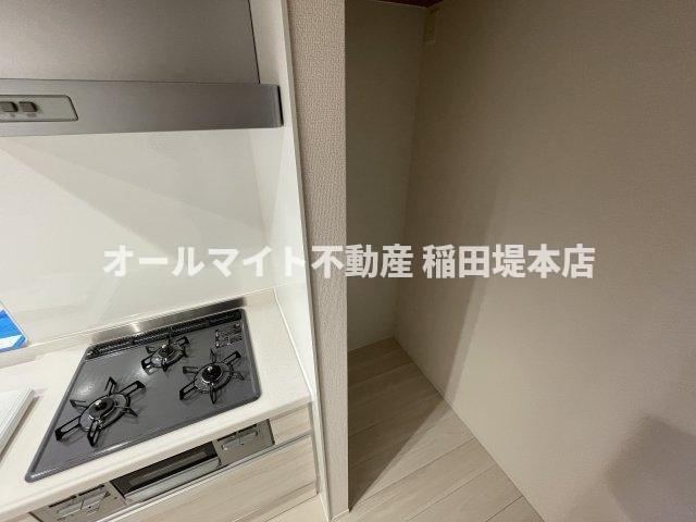 川崎市多摩区中野島５丁目のアパートのキッチン