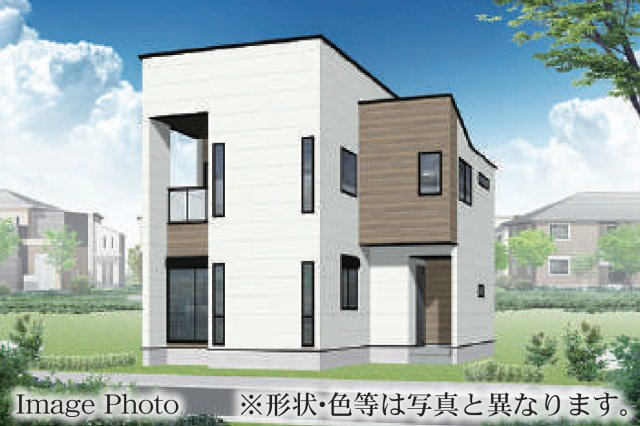 横浜市神奈川区西寺尾3丁目 新築戸建て【仲介手数料無料】の外観パース