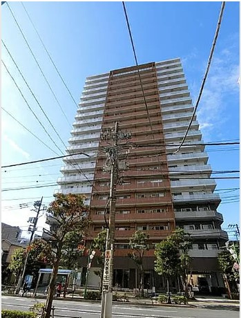 プラウドタワー亀戸の外観