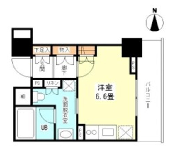 プラウドタワー亀戸の間取り
