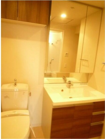 プラウドタワー亀戸の洗面所