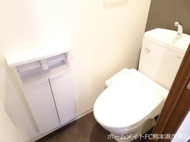 熊本市南区田迎６丁目の賃貸マンションのトイレ