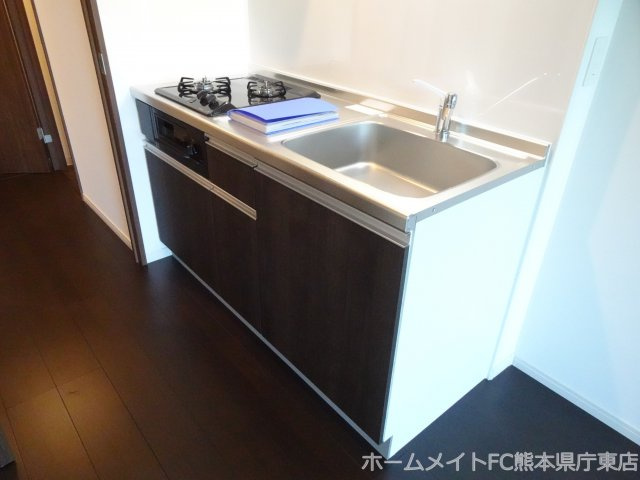 熊本市南区田迎６丁目の賃貸マンションのキッチン