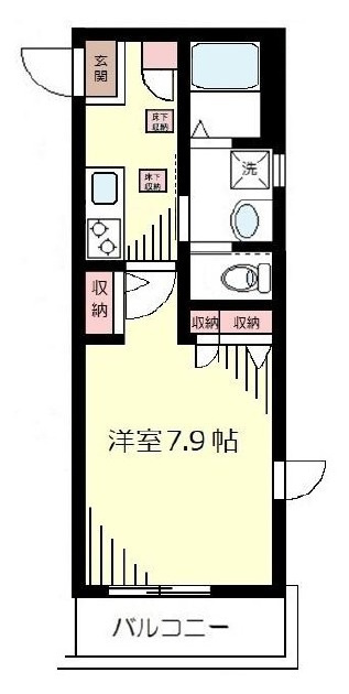 ＡＲＴＩＳの間取り|間取りです。