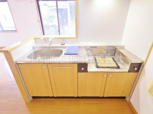 小金井市梶野町２丁目のテラスのキッチン