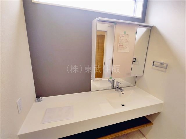 【独立洗面台】 | ふじみ野市大井中央1丁目　全55棟　27号棟 | 朝の支度にも助かる、洗面化粧台