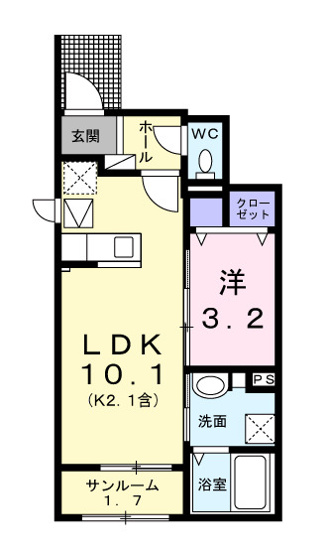 【間取り】 | ロード　レモンス
