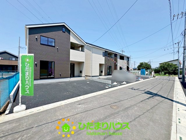 宮代町百間第8Ⅱ期　新築一戸建て　14　クレイドルガーデンの前面道路含む現地写真