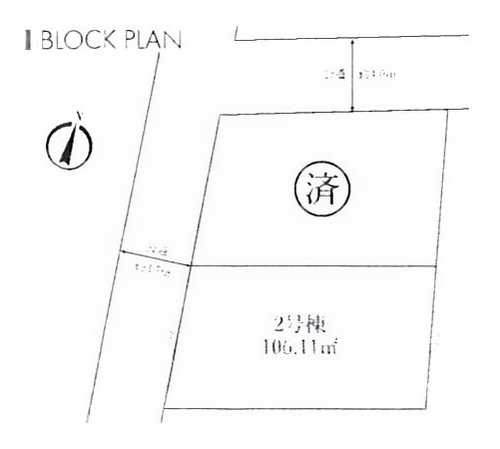 茅ヶ崎市東海岸南4丁目　新築戸建全2棟　2号棟の区画図