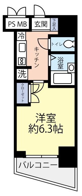 エクシム荏原中延の間取り|間取りです。