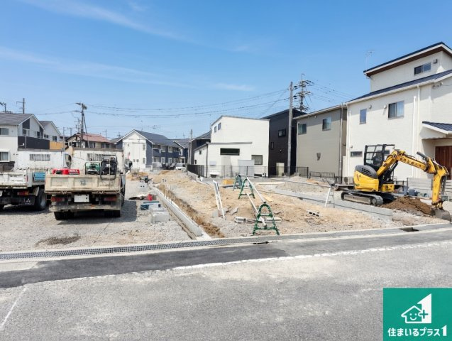 明石市二見町西二見　第23期　新築一戸建ての外観|周辺は落ち着いた街並みの住宅地！子育てがしやすい住環境です！まだ未完成ですが、現地でしかわからない事もございます。是非一度ご覧ください。