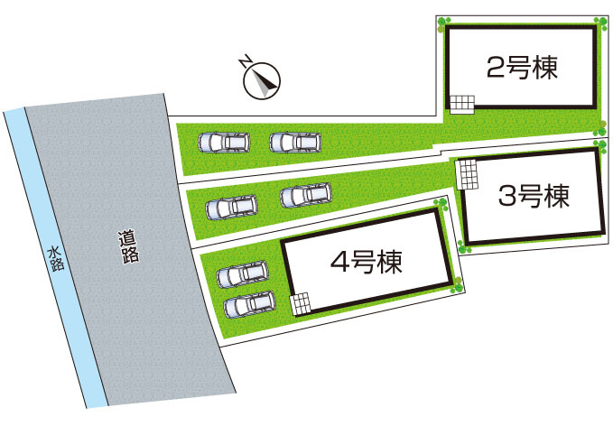 明石市二見町西二見　第23期　新築一戸建ての区画図|全3区画