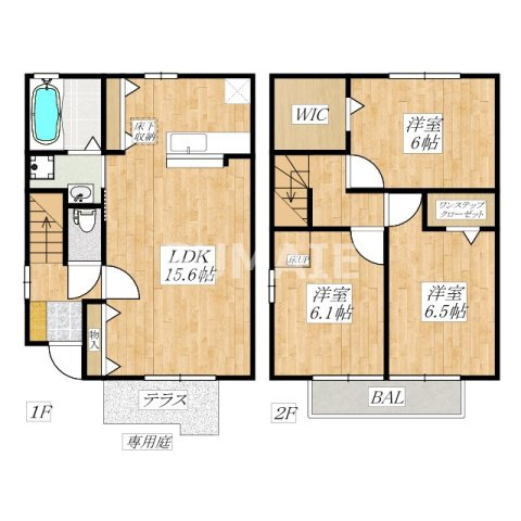 ハーベストテラス　ＥＡＳＴの間取り