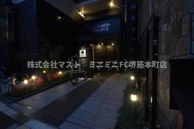 グランカリテ天神橋Ⅱのエントランス