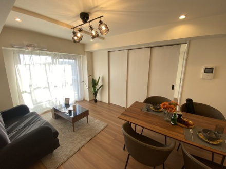 我孫子市布佐平和台駅前マンションウィングＤ棟の居間・リビング|施工例です